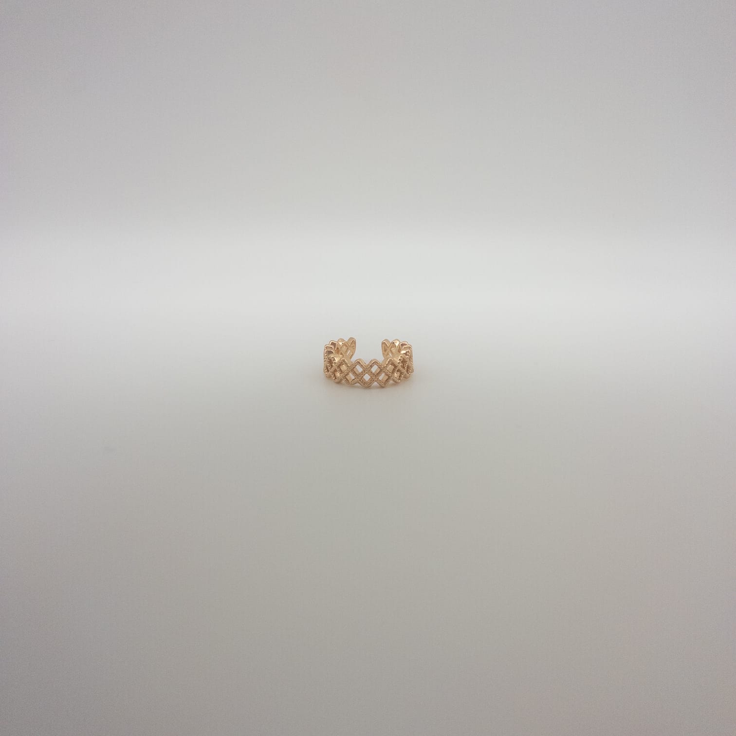 Eleganter Geometrischer Ear Cuff Für Damen Goldfarbener