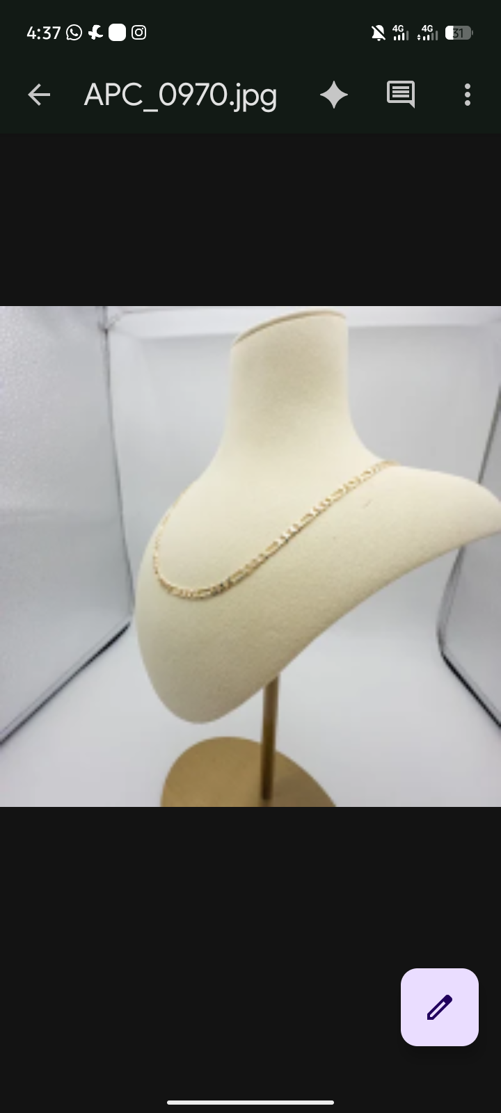 Goldfarbene Gliederkette Für Damen Elegante Statement Halskette