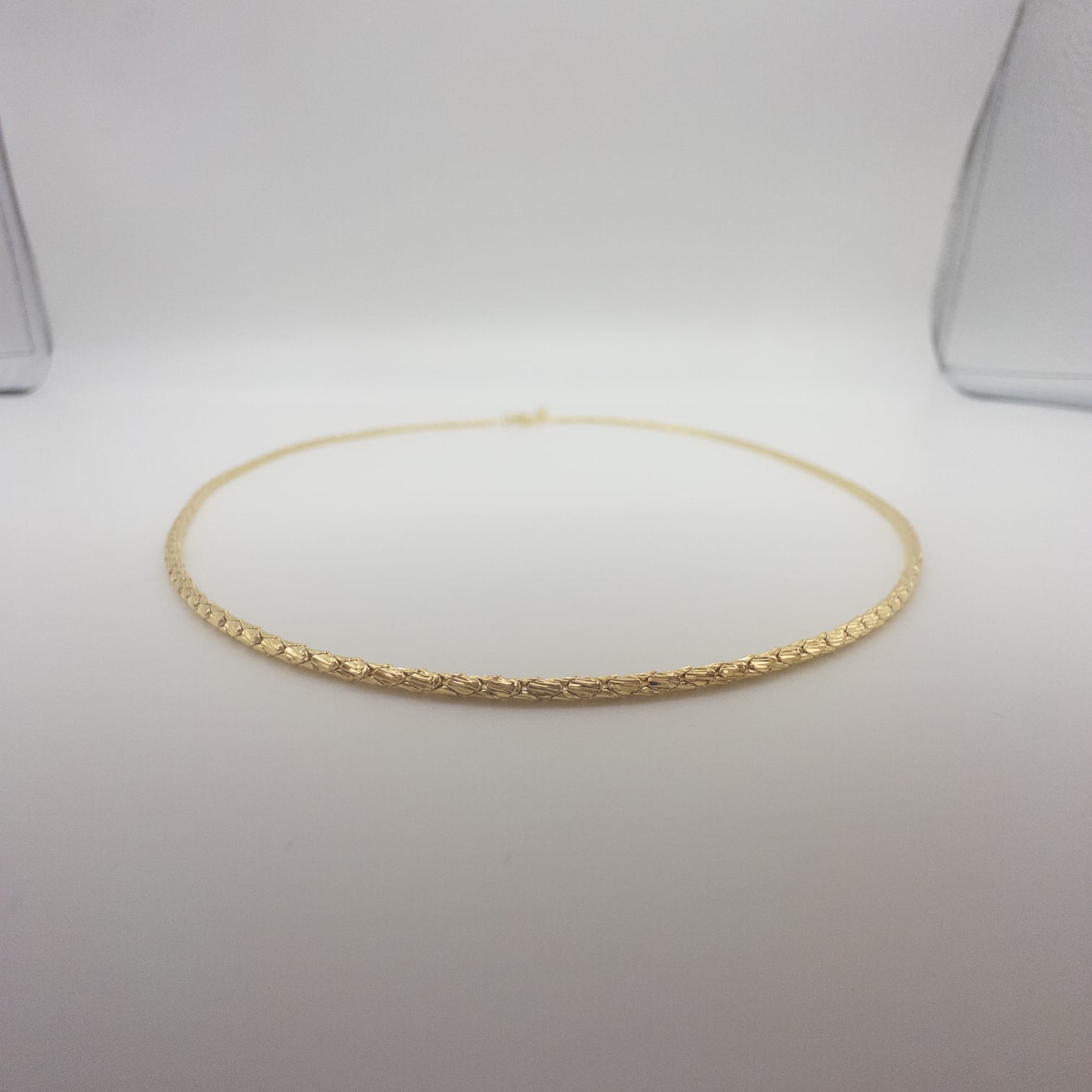 Goldene Figaro Halskette Für Damen Elegante Goldkette In Goldoptik