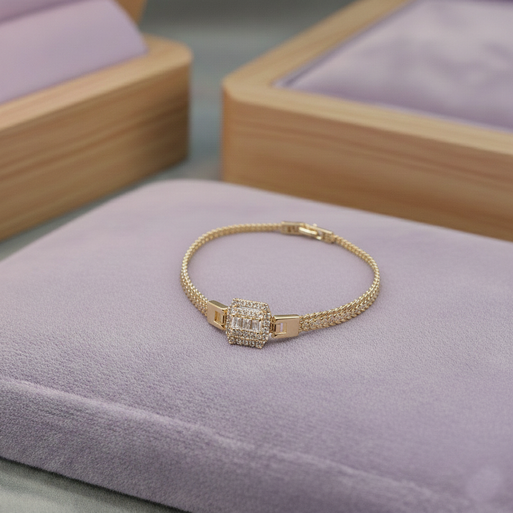 18 Karat Goldarmband Elegantes Premium Design