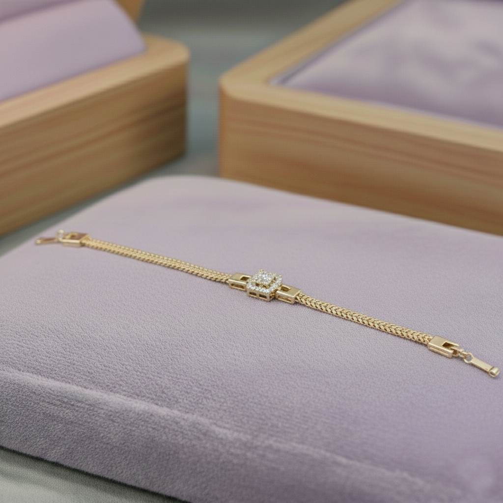 18 Karat Goldarmband Elegantes Premium Design