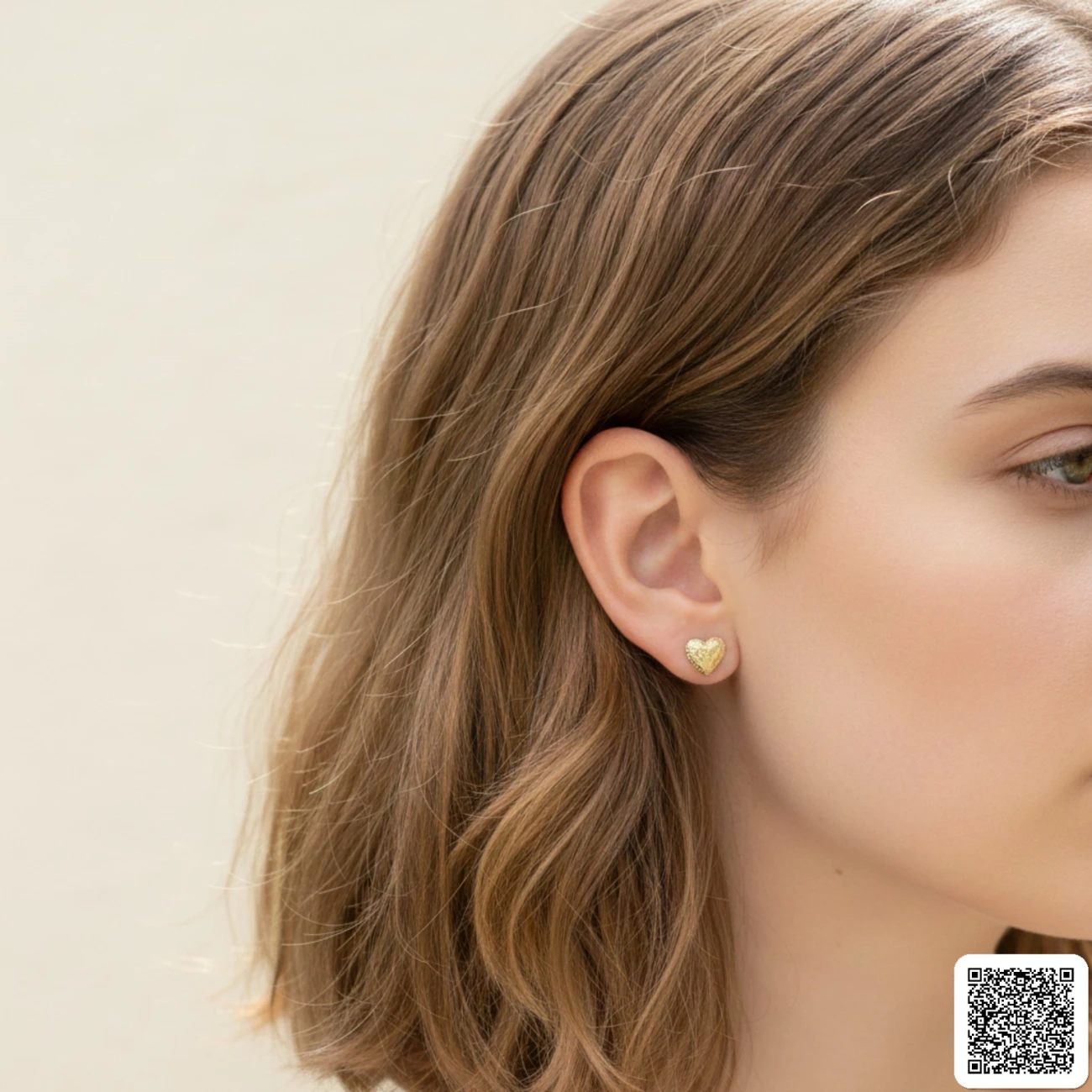 Herz Ohrstecker Goldfarben Mit Zirkonia Elegante Damen Ohrringe