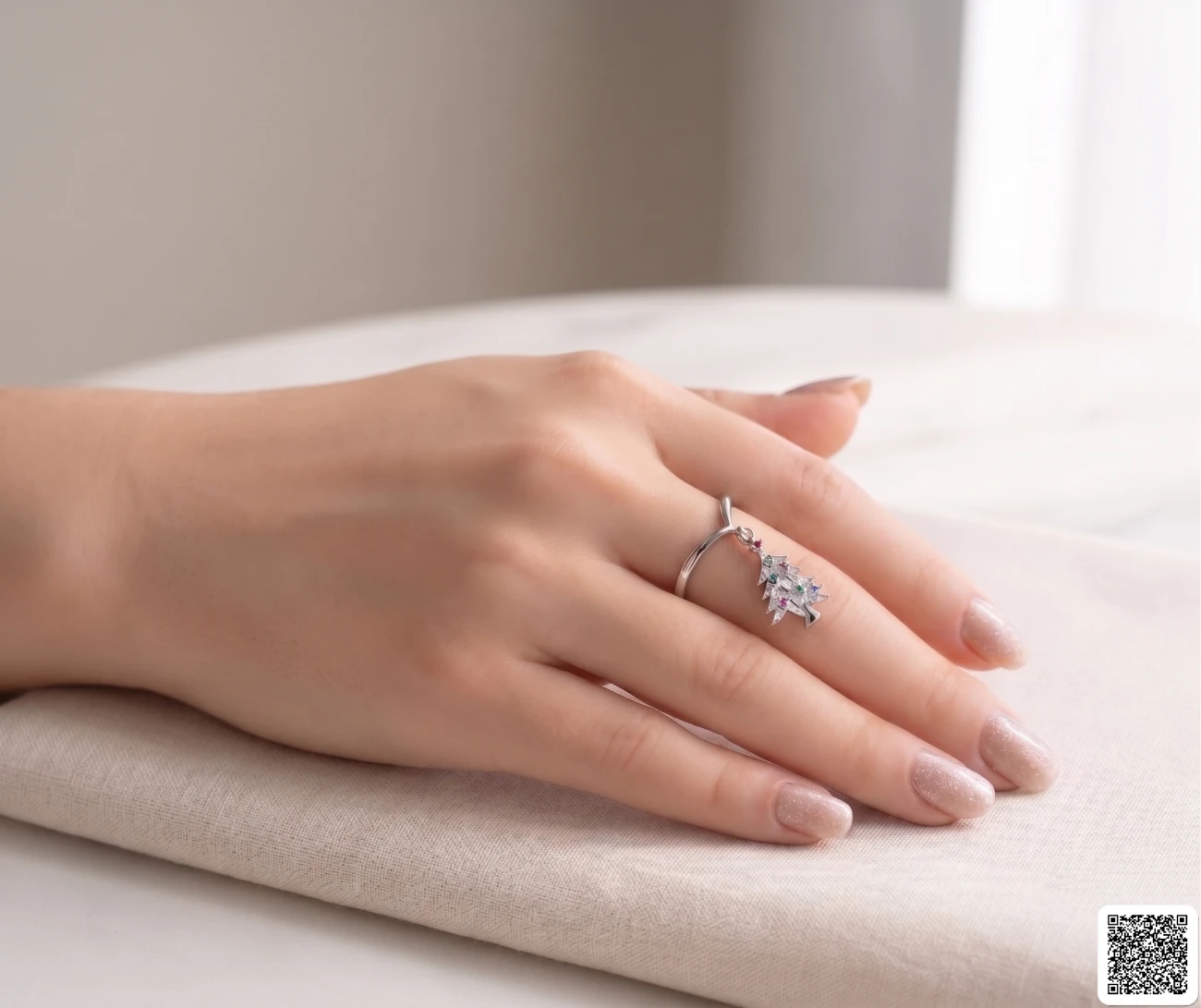 Elegantes Ring- Und Ohrring-Set Für Damen Mit