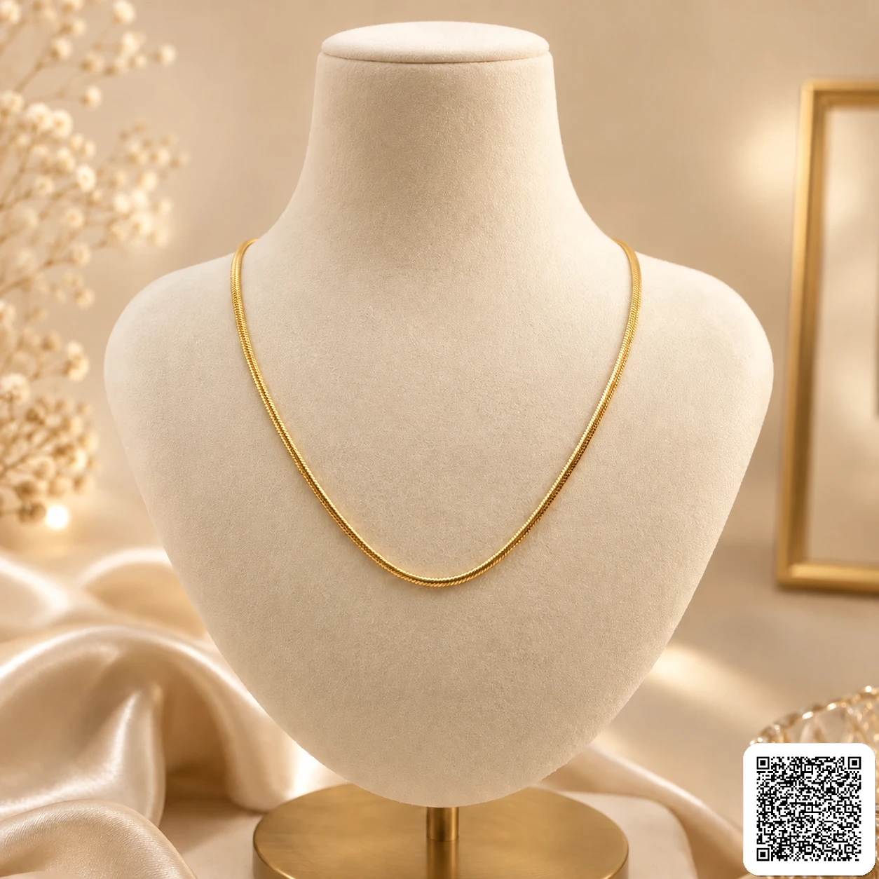  Goldfarbene Minimalistische Schlangenkette Elegante Damen