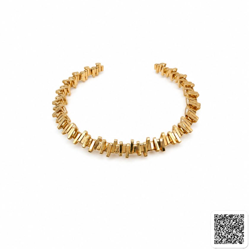 Eleganter Damen Armreif In Gold Oder Silber Modernes