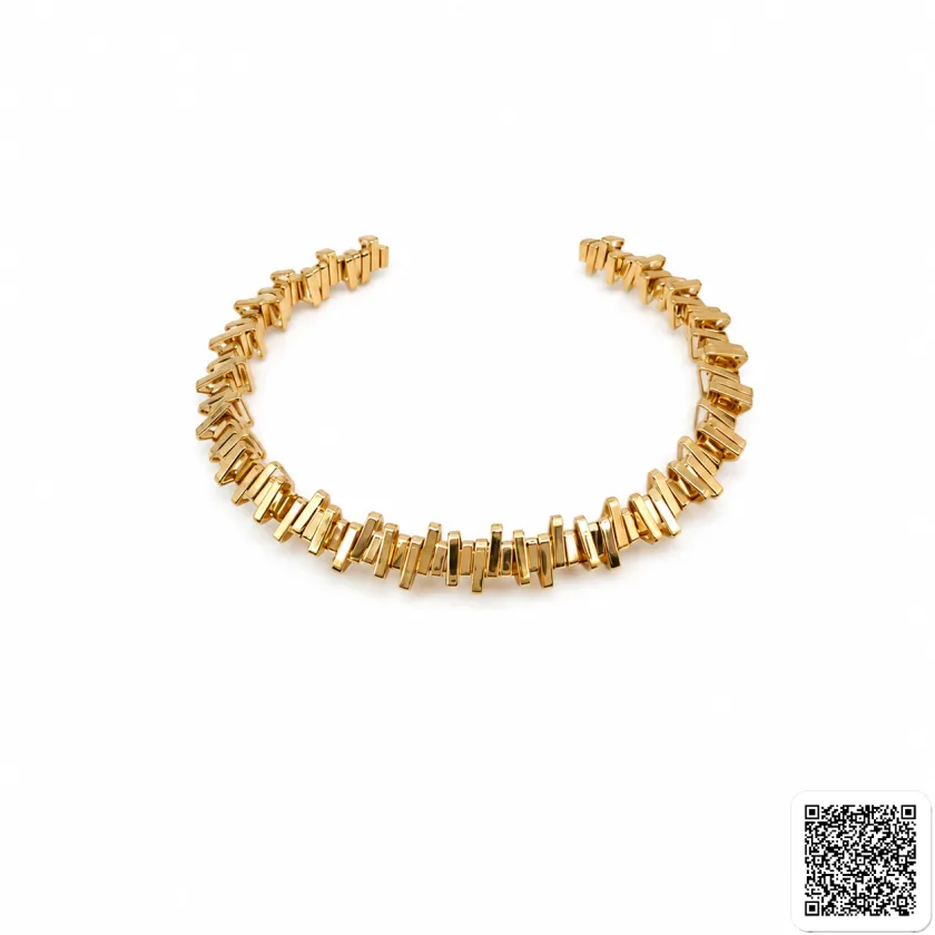 Eleganter Damen Armreif In Gold Oder Silber Modernes