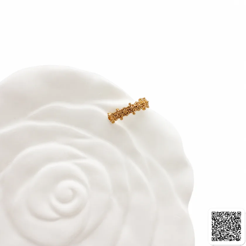 Eleganter Geometrischer Ear Cuff Für Damen Goldfarbener